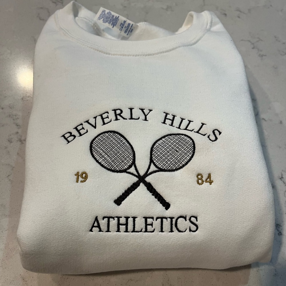 Embroidered Beverly Hills Athletics Crewneck